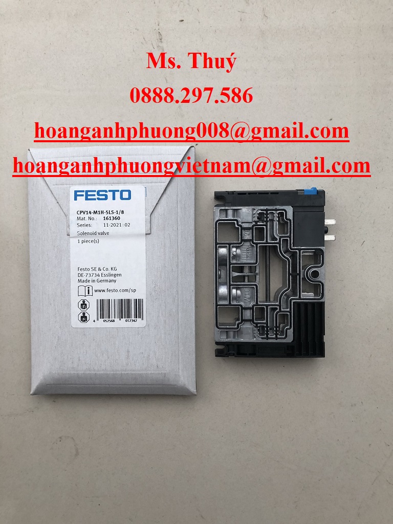 Hàng nhập chính hãng - Van khí Festo CPV14-M1H-5LS-1/8 (161360)